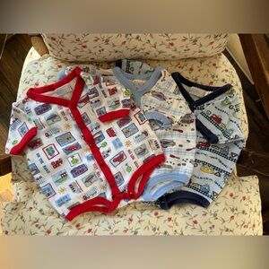 Vintage Mcbaby Bundle of Bubble Onesies 0/3 months Cotton